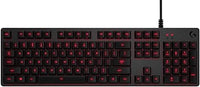 Logitech G413 Mechanical Gaming Keyboard - CARBON - USB - RED LED